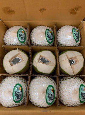 泰国功夫椰青易开宝椰子9颗当季新鲜孕妇水果泰国香水椰椰汁包邮
