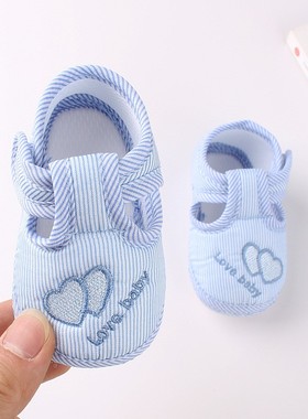 0-1岁婴儿鞋男女宝宝单鞋春秋季0-3-6个月软底防滑学步鞋不掉鞋子