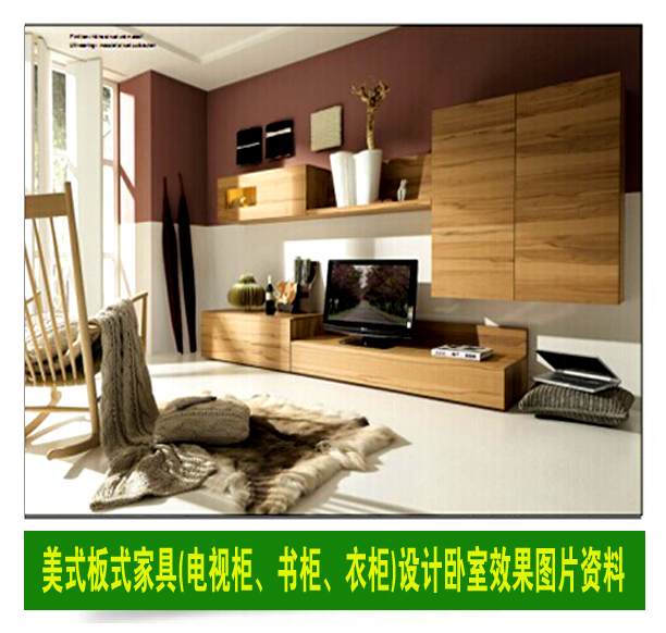 国外卧室板式家具(电视柜、书柜、衣柜)设计图片资料
