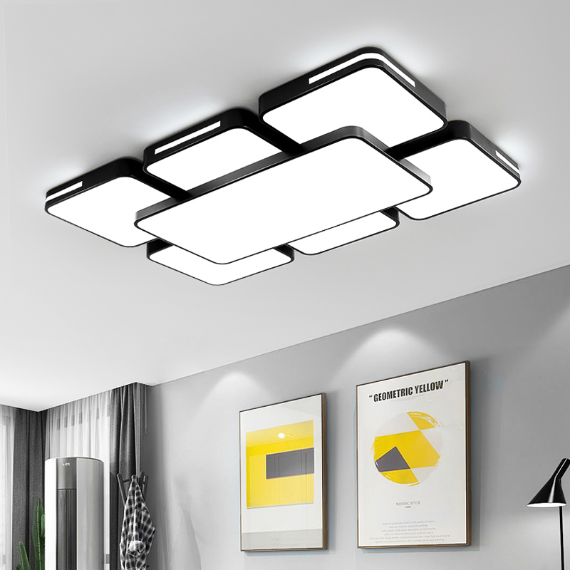客厅灯具长方形led吸顶灯2021年新款简约现代大气大厅餐厅卧室灯