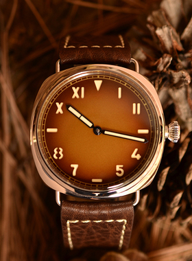 浪子无标私人定制手表4009H复古腕表意大利风格男士手动机械表