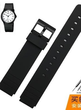 代用卡西欧casio橡胶表带 手表链皮带 配件MQ-24/58/59/76/98/106