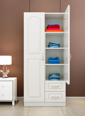 衣柜简约现代经济型实木板式组合卧室234门柜子新潮组装简易衣橱