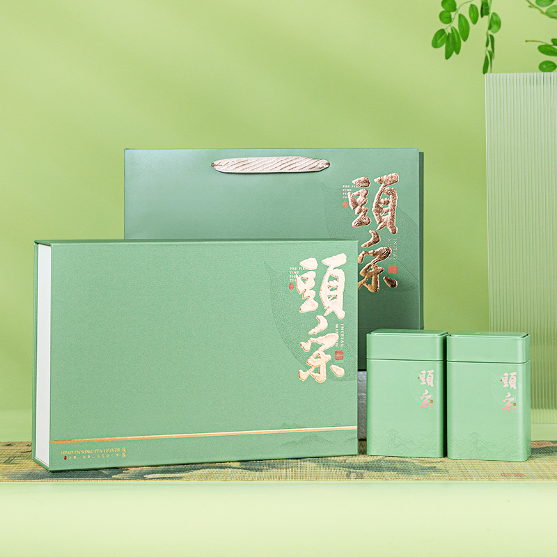2024春茶包装盒龙井绿茶空盒子半斤一斤装西湖茶叶明前龙井空礼盒
