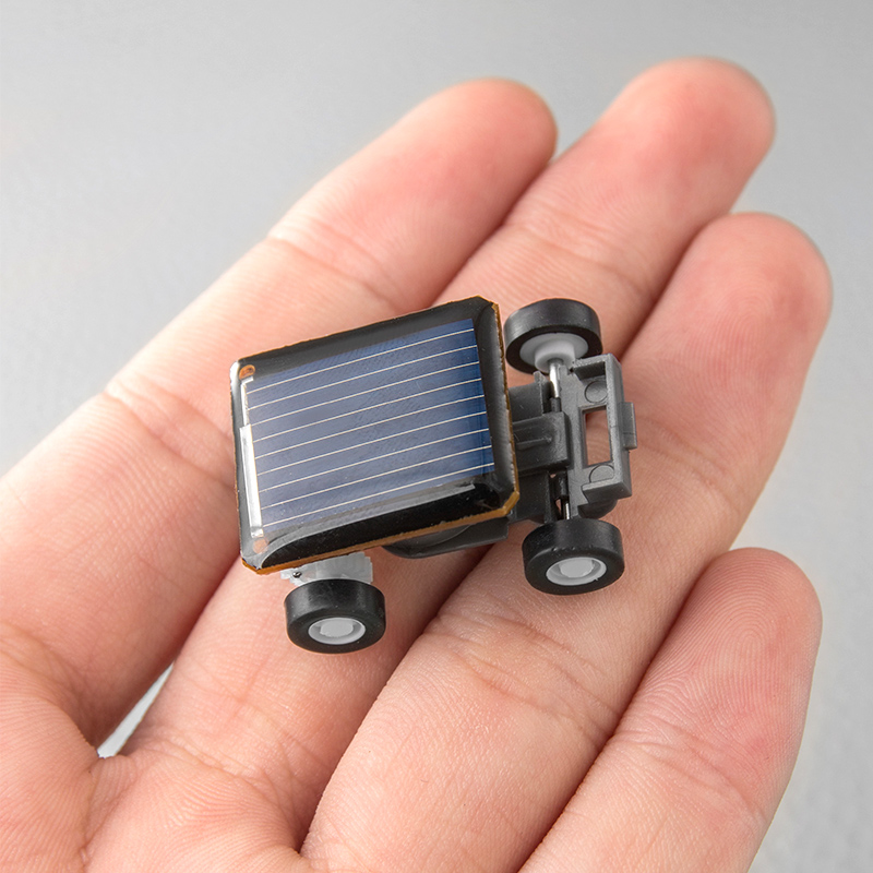 太阳能玩具小汽车 迷你科学DIY手工儿童汽车模型 桌面装饰摆件