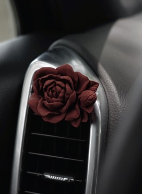 汽车车载香薰车用空调出风口玫瑰香氛车内高级感摆件女神新车装饰