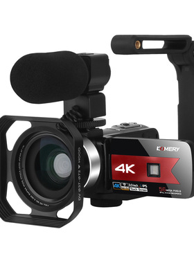 跨境新款5600万像素4K高清数码摄像机无线直播KOMERY K1