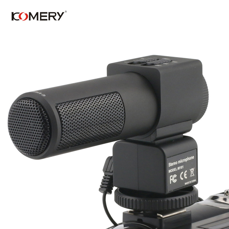 科美瑞/komery数码摄像机外置麦克风可提高音质降低过滤噪音