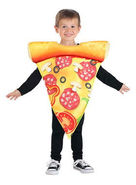 COS万圣节儿童节舞台表演演出生日聚会派对食物披萨片装扮服装