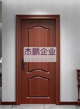泰国纯实木橡胶木原木烤门室内门套装间环保漆卧室门隔音门卫生门