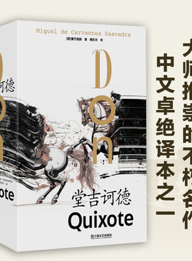 堂吉诃德 塞万提斯作品 每个人心里都有一个堂吉诃德 大师们心中不可 的名作 世界文学名著 畅销书籍 上海文艺出版社