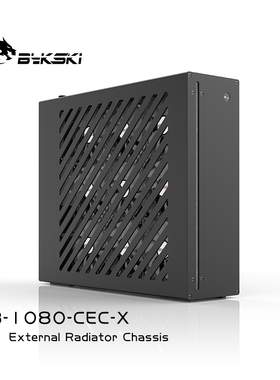 Bykski B-1080-CEC-X 外置水冷 1080水冷排笔记本服务器美容医疗