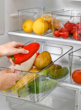 厨房冰箱收纳盒抽屉式保鲜盒冰箱专用食品级水果鸡蛋食物整理储物