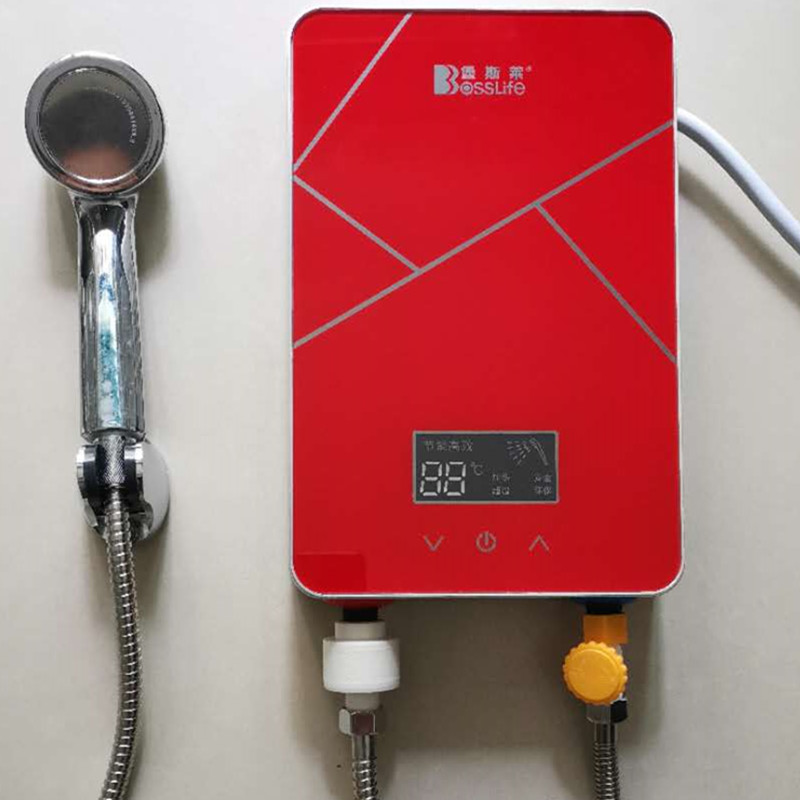 堡斯莱小型家用即热式电热水器G3D58过水速热发廊洗头家庭淋浴澡