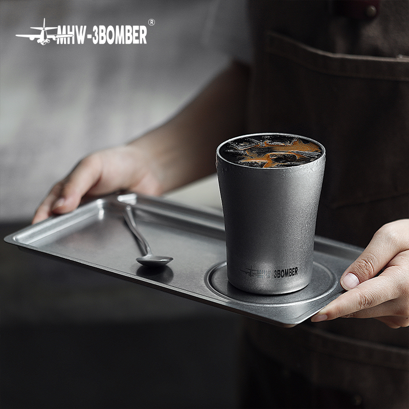 MHW-3BOMBER轰炸机Torch双层咖啡杯 不锈钢户外水杯冰美式杯280ml