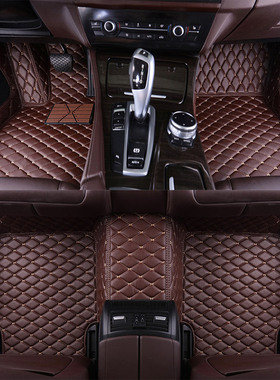 汽车脚垫主驾驶单个全包围驾驶座位单片专用车垫子皮革易清洗地毯