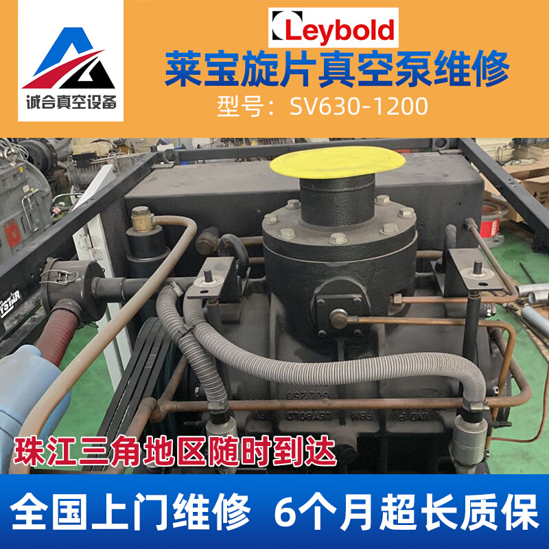 广东leybold莱宝SV630/SV1200单级旋片式真空泵进口油泵维修保养