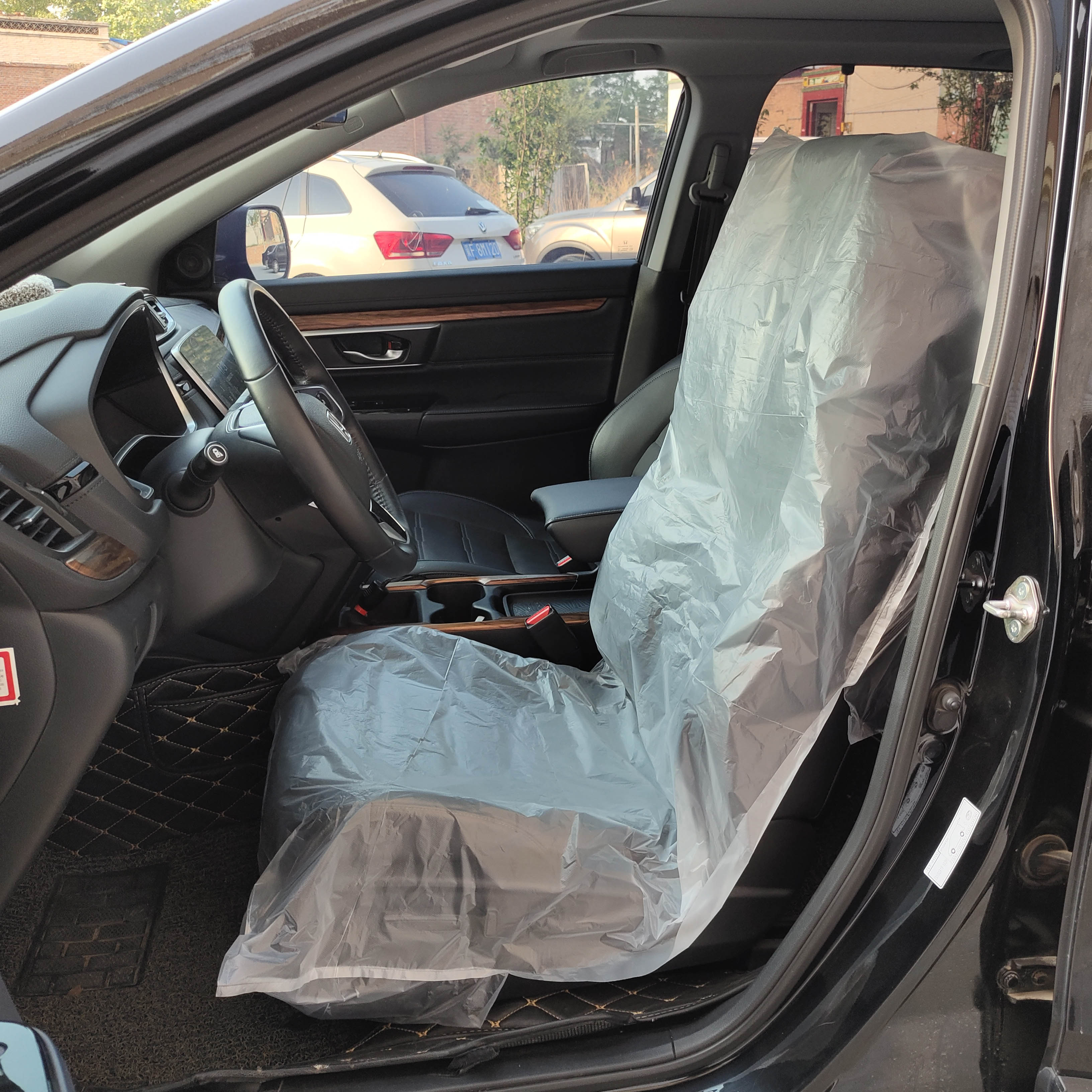 汽车维修保养一次性座套 一次性座椅保护套 汽修塑料座套
