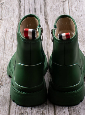 168包邮男女童新品马丁靴冬季保暖侧拉链二棉橡胶耐磨防滑英伦潮