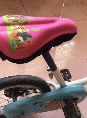适用于迪卡侬儿童自行车座垫座套加厚舒适坐垫座垫座套单车硅胶