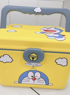 婴儿童宝宝卡通小药箱家庭装医药箱家用应急医疗药物收纳箱药品盒