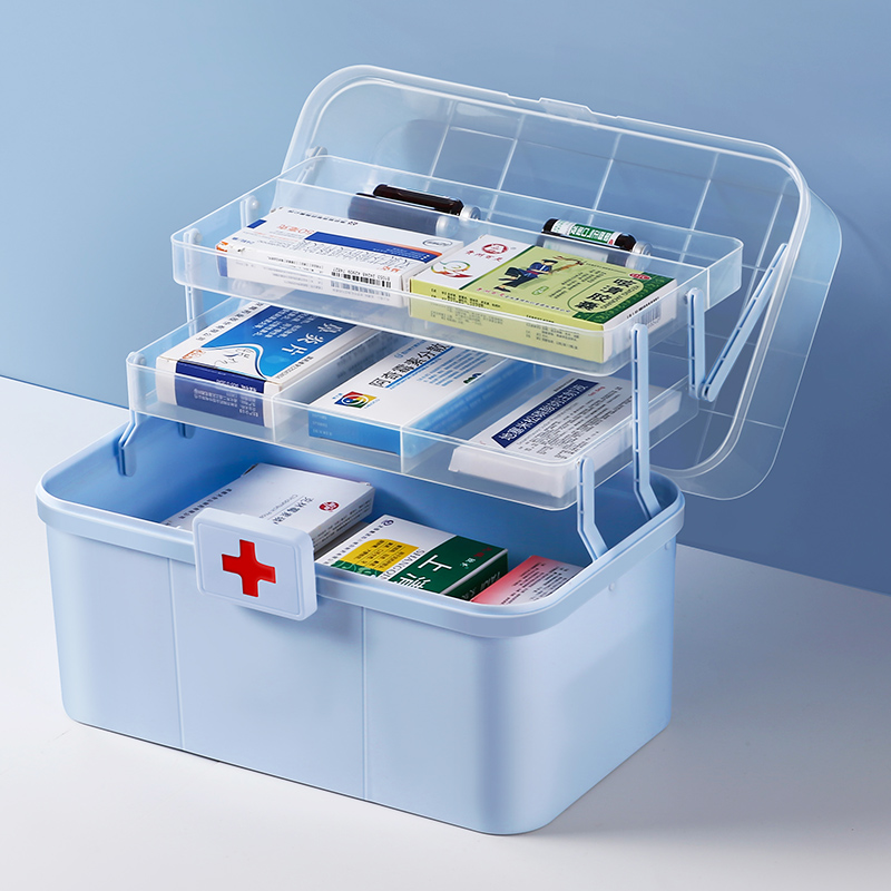 药箱家用大容量医药箱家庭装多层医疗箱多功能小急救箱药品收纳盒