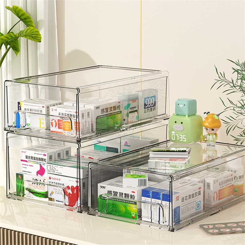 药箱家庭装抽屉式家用收纳柜大容量药品整理箱多层医药应急医疗盒