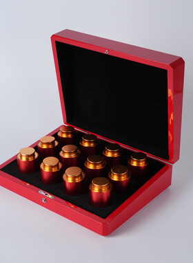 小罐茶红茶镜面钢琴烤漆木盒高档木制铝罐滋补品通用包装茶叶礼盒