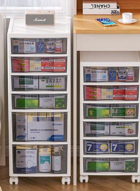 医药箱收纳柜家庭装大容量多层药品收纳盒家用儿童抽屉式药柜药箱