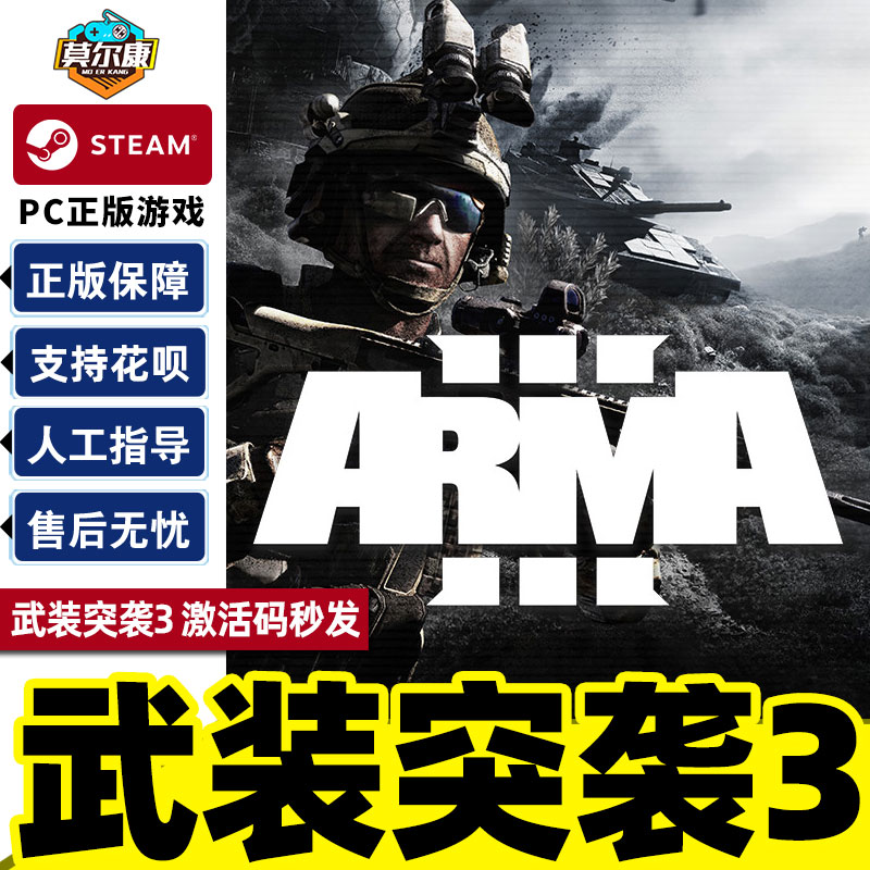 Steam ARMA3 武装突袭3 激活码CDKEY 国区/全球 定端版/DLC Arma 3 Jets DLC PC正版游戏