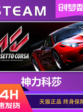 PC中文正版 steam游戏 神力科莎 Assetto Corsa 拟真赛车游戏 神力科莎竞速 争锋 国区激活码CDKey