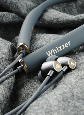 Whizzer/威泽 AM1E新款Hi-Res无线挂脖式通话运动蓝牙耳机入耳5.0