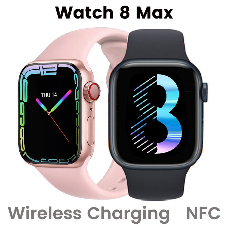 Watch 8 Max Smart Watch Men Answer Call 1.85 NFC智能手表跨境
