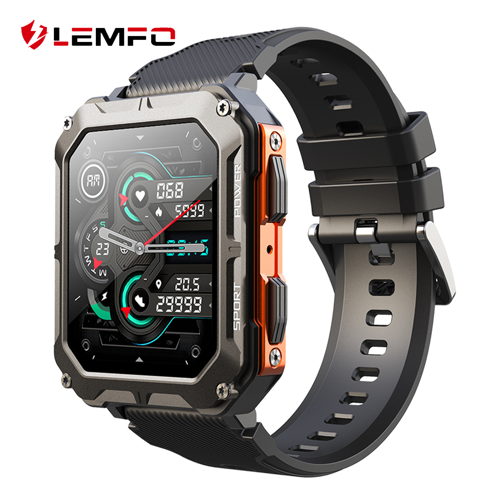 LEMFO C20Pro Smart Watch Men Sport IP68 Waterproof Bluetooth