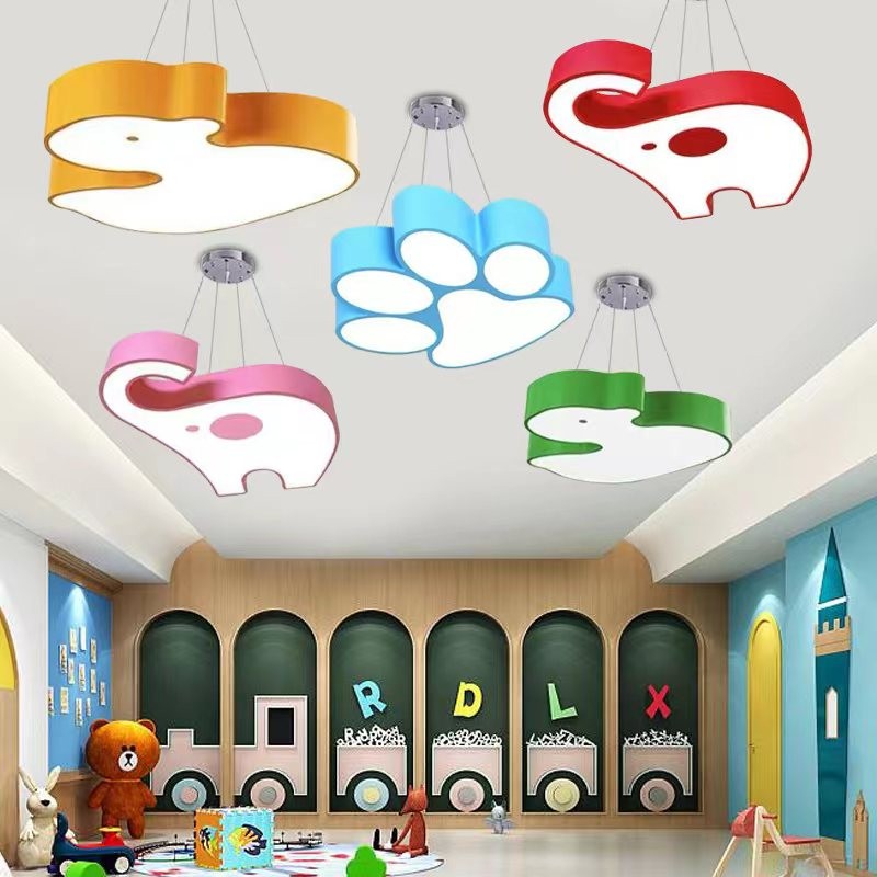 LED创意卡通动物造型灯幼儿园大厅教室走廊儿童乐园母婴店吊顶灯