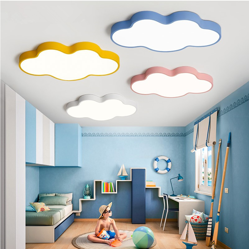 儿童房吸顶灯创意个性云朵幼儿园教室培训室游乐场母婴店过道灯具