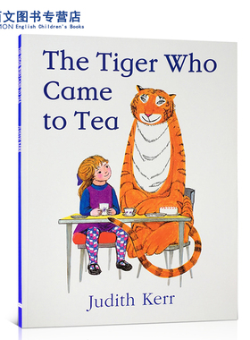 老虎来喝下午茶 英文原版绘本the Tiger Who Came to Tea 儿童启蒙入门趣味故事书亲子睡前读物2-6岁培养孩子友谊与快乐分享