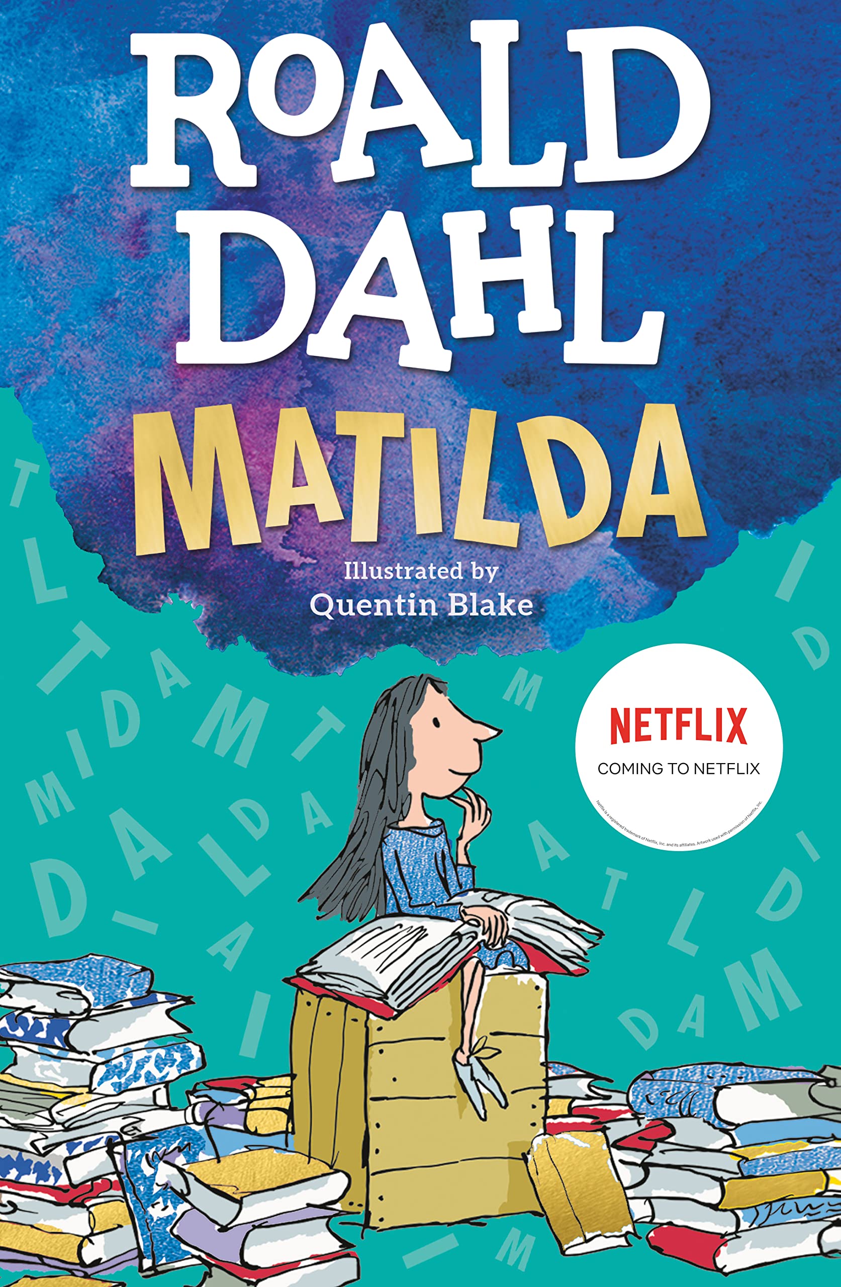 现货 英文原版 Roald Dahl：Matilda 玛蒂尔达 罗尔德达尔 儿童文学小说 青少年畅销读物 校园 8-14岁 840L【中商原版】