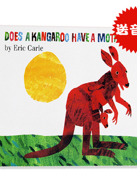 英文原版绘本 Eric Carle Does a Kangaroo Have a Mother Too袋鼠也有妈妈吗 幼儿童早教启蒙英语读物纸板书 艾瑞卡尔爷爷图书籍