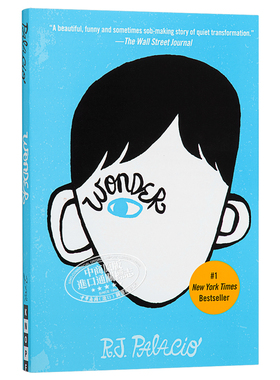 Wonder 奇迹男孩 英文版原版小说 同名电影原著 全英语进口外文书籍儿童青少年读物