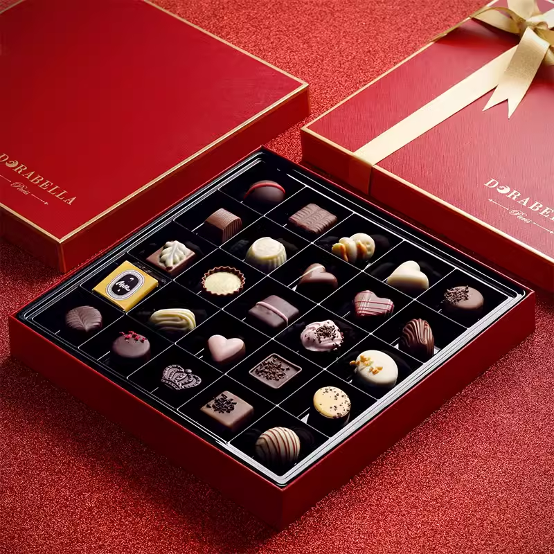 朵娜贝拉比利时进口纯可可脂夹心巧克力礼盒装送女朋友520伴手礼