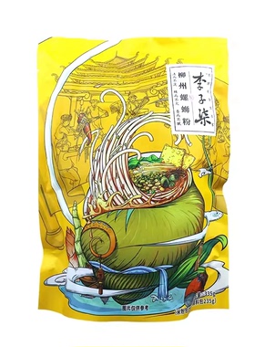 李子柒螺蛳粉5袋*335g酸辣粉螺丝粉速食方便袋装广西柳州特产