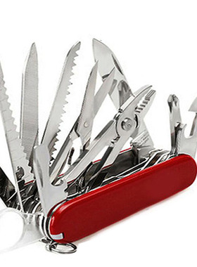 钓鱼迷你款瑞士小刀17开户外多功能刀具防身折叠小刀水果刀工具刀