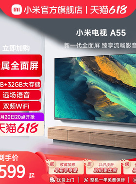 小米电视A55金属全面屏 55英寸4K超高清大内存平板电视L55MA-A