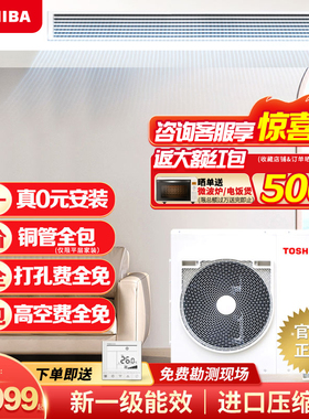 TOSHIBA东芝中央空调全直流变频冷暖家用多联机 一级能效 包安装