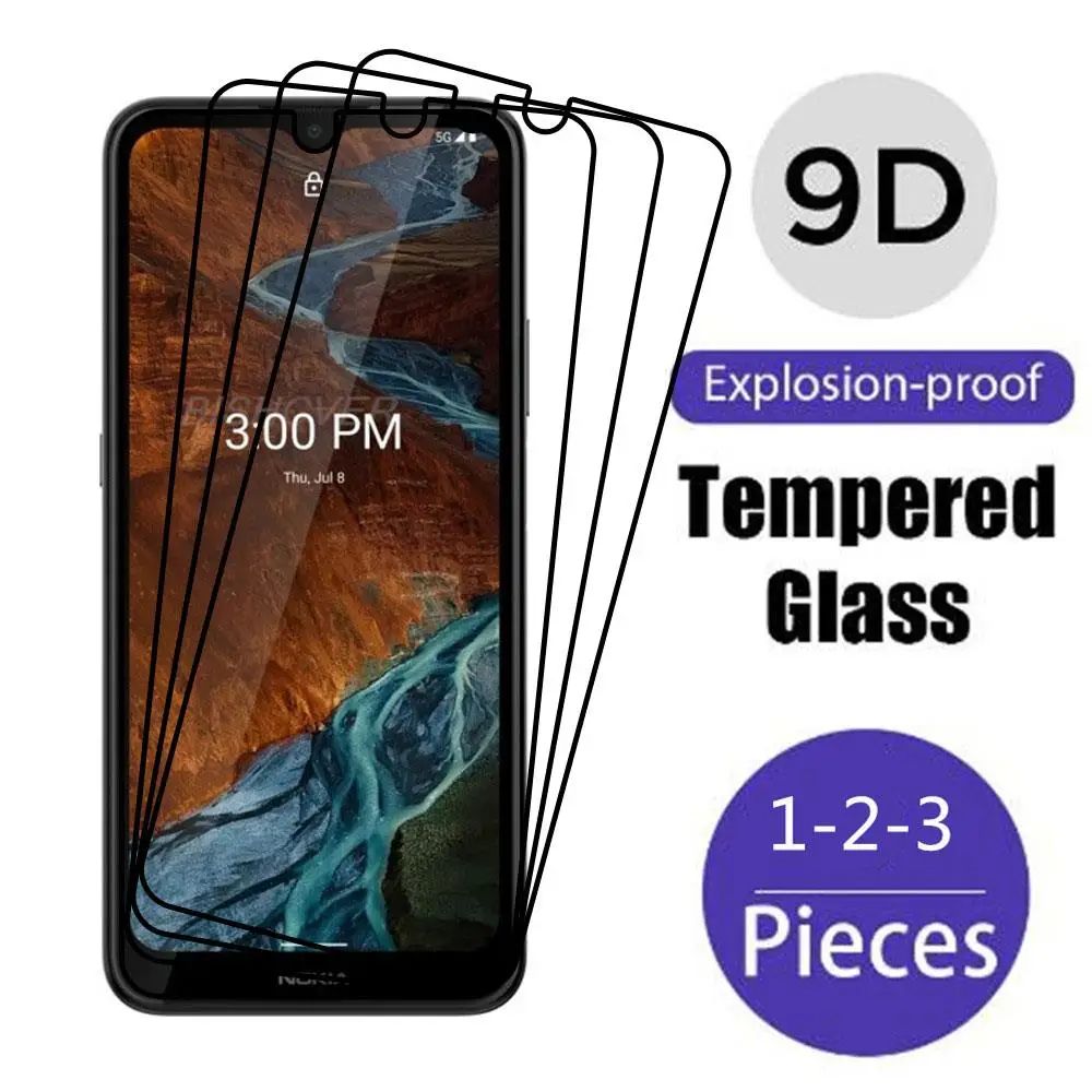 9D Full Screen Protective Glass For Nokia C21 C20 Plus G11 G21 1.4 C10 C30 G10 G20 G300 G50 X10 X100