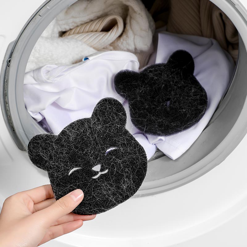 日本洗衣机猫毛粘毛神器滚筒粘毛棉片滤毛器去毛絮吸附除毛清理器