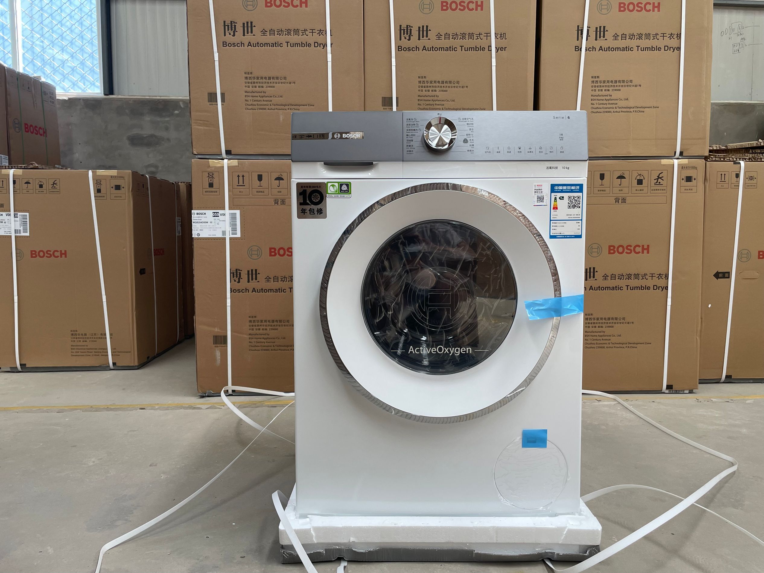 Bosch/博世 WGB254E00W 6系净漾系列活氧除螨除菌10kg变频洗衣机