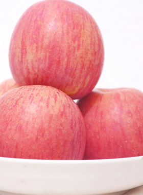 陕西苹果水果洛川苹果红富士新鲜甜脆40枚小苹果家庭装整箱