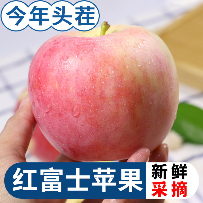 山西脆甜红富士苹果水果新鲜当季水果丑苹果整箱嘎啦现季带10十
